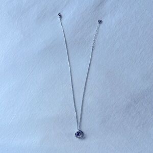 Swarovski Elegant Crystal Silver Pendant Necklace